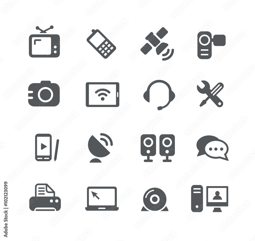 Communication Icons -- Utility Series Communication Icons -- Utility Series