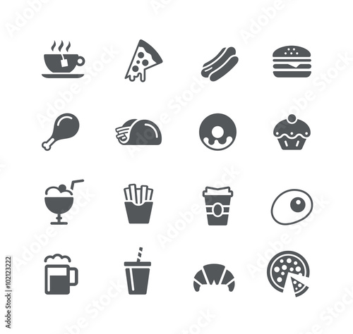 Food Icons 1 -- Utility Series