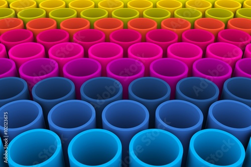 abstract colorful background tube