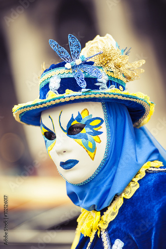 A masker at Venice Carnival
