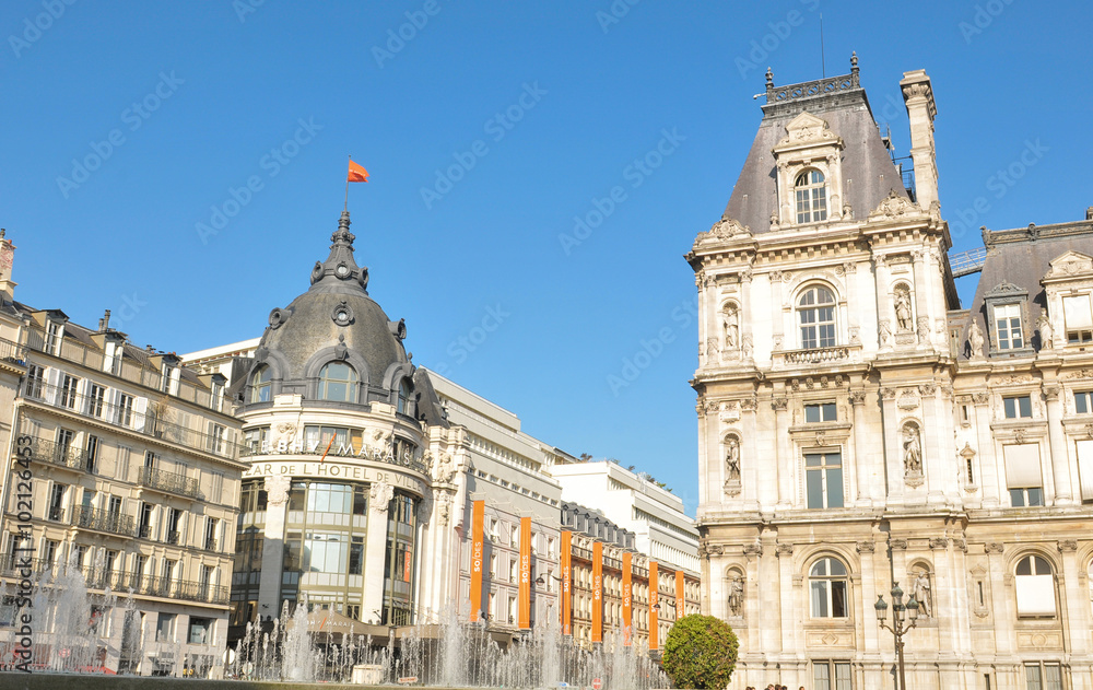 Fototapeta premium Paris City Hall