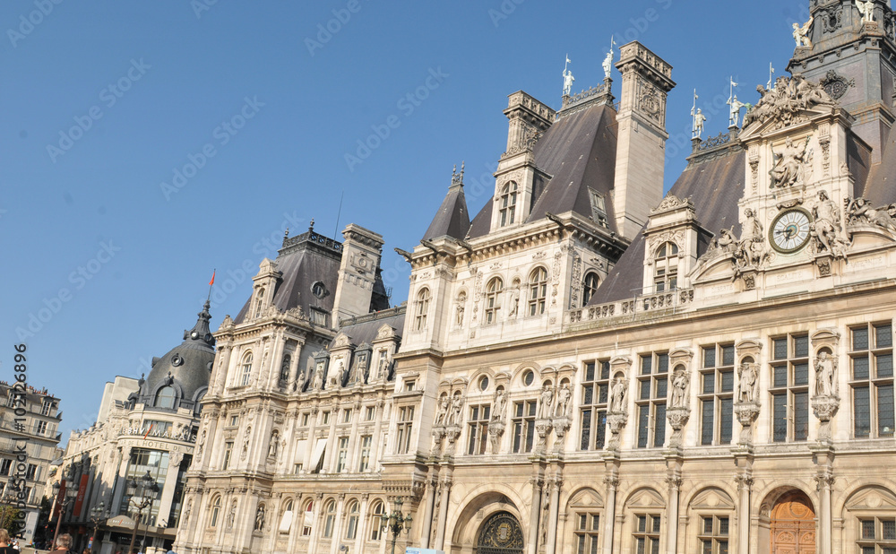 Fototapeta premium Paris City Hall