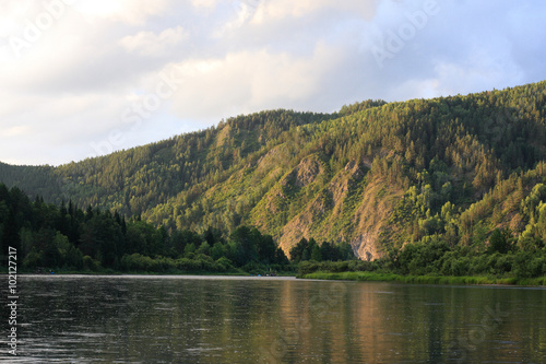 beautiful river landscape