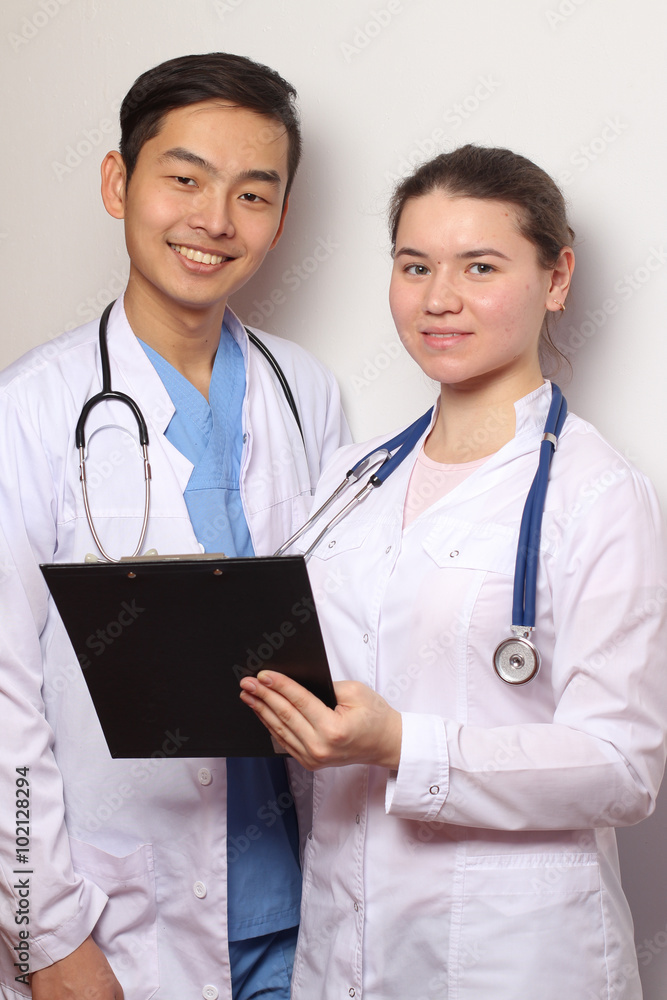 Fototapeta premium Couple of doctors