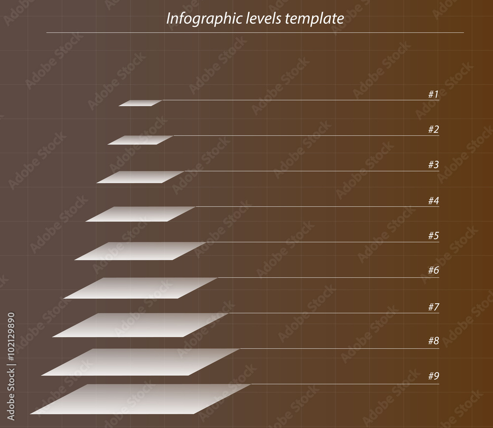 Infographic elements background leveles Infographic elements background leveles