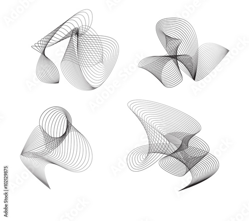 blend design elements grey set of meshes