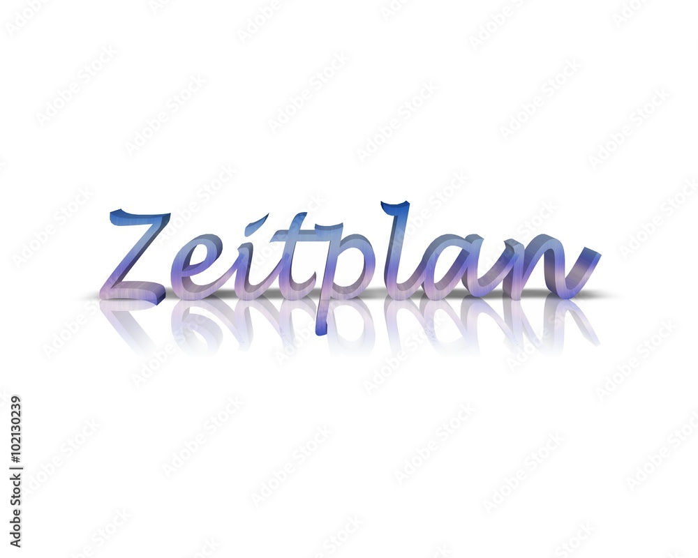 Zeitplan 3d wort Zeitplan 3d wort