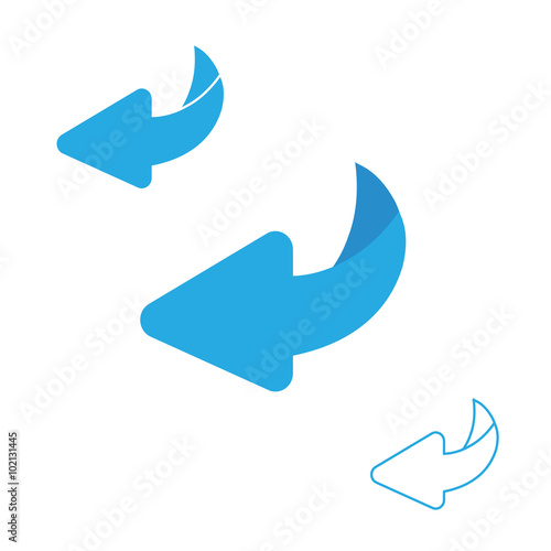 Flip over or turn