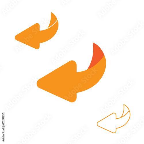 Flip over or turn