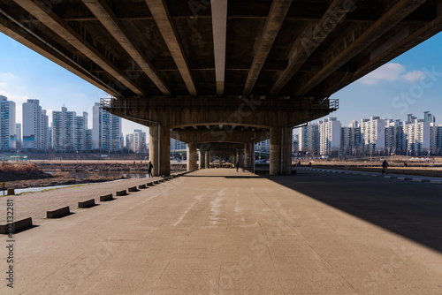 Photography Bridge along the Hangang river