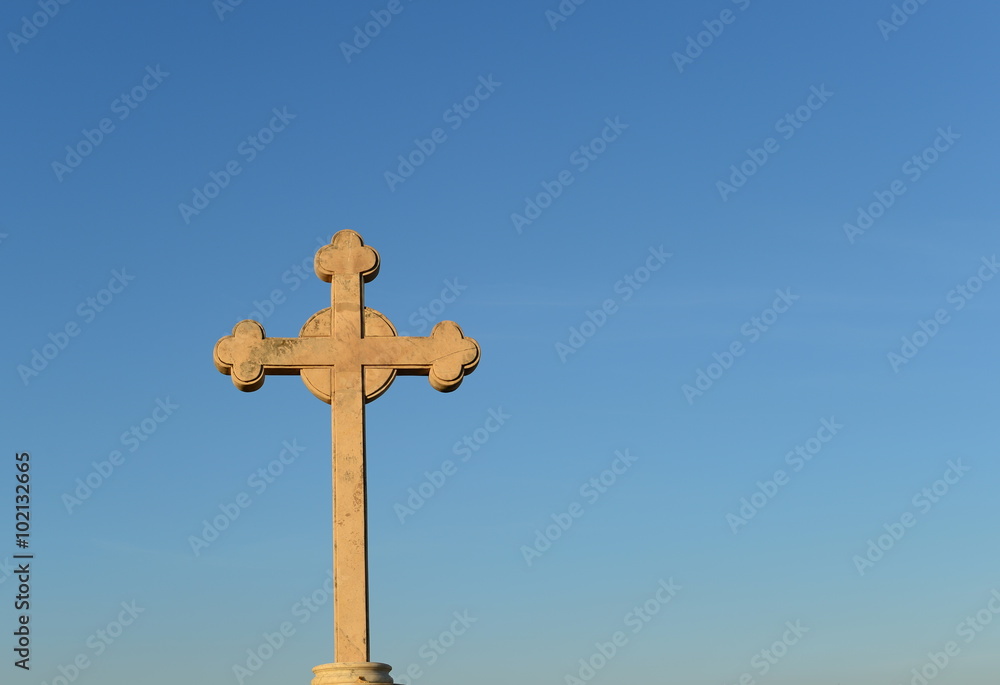 Christ  marble cross