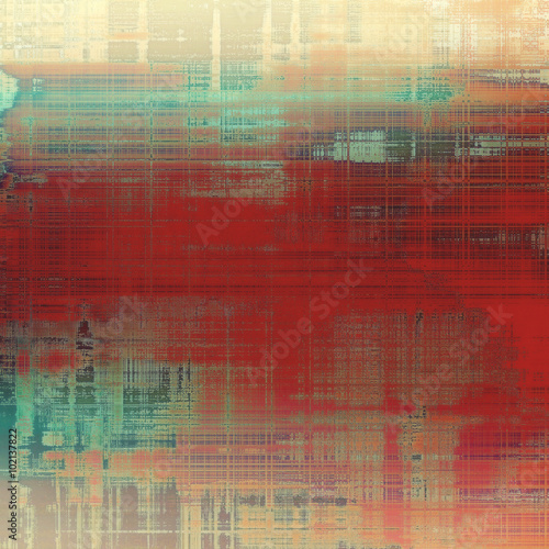 Old grunge textured background. With different color patterns: yellow (beige); brown; red (orange); blue; pink