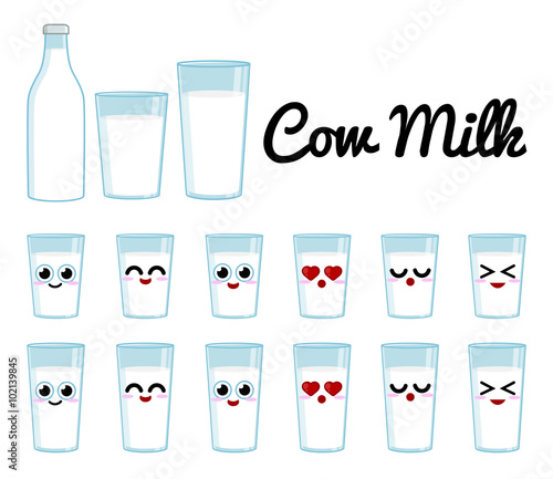Cow milk character