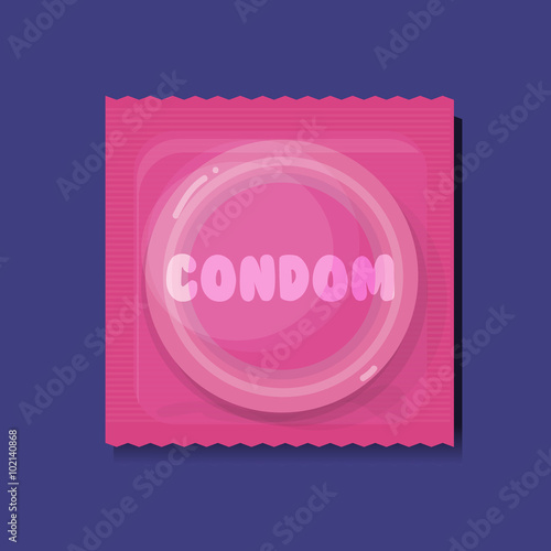 condom package - vector