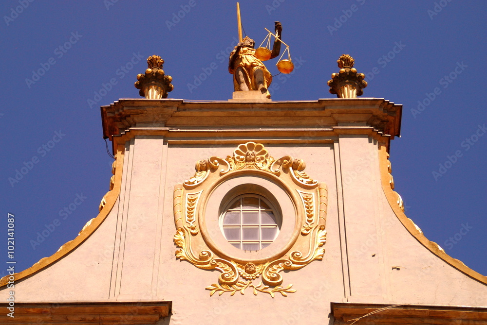 Fototapeta premium Danzig - Goldenes Patrizierhaus