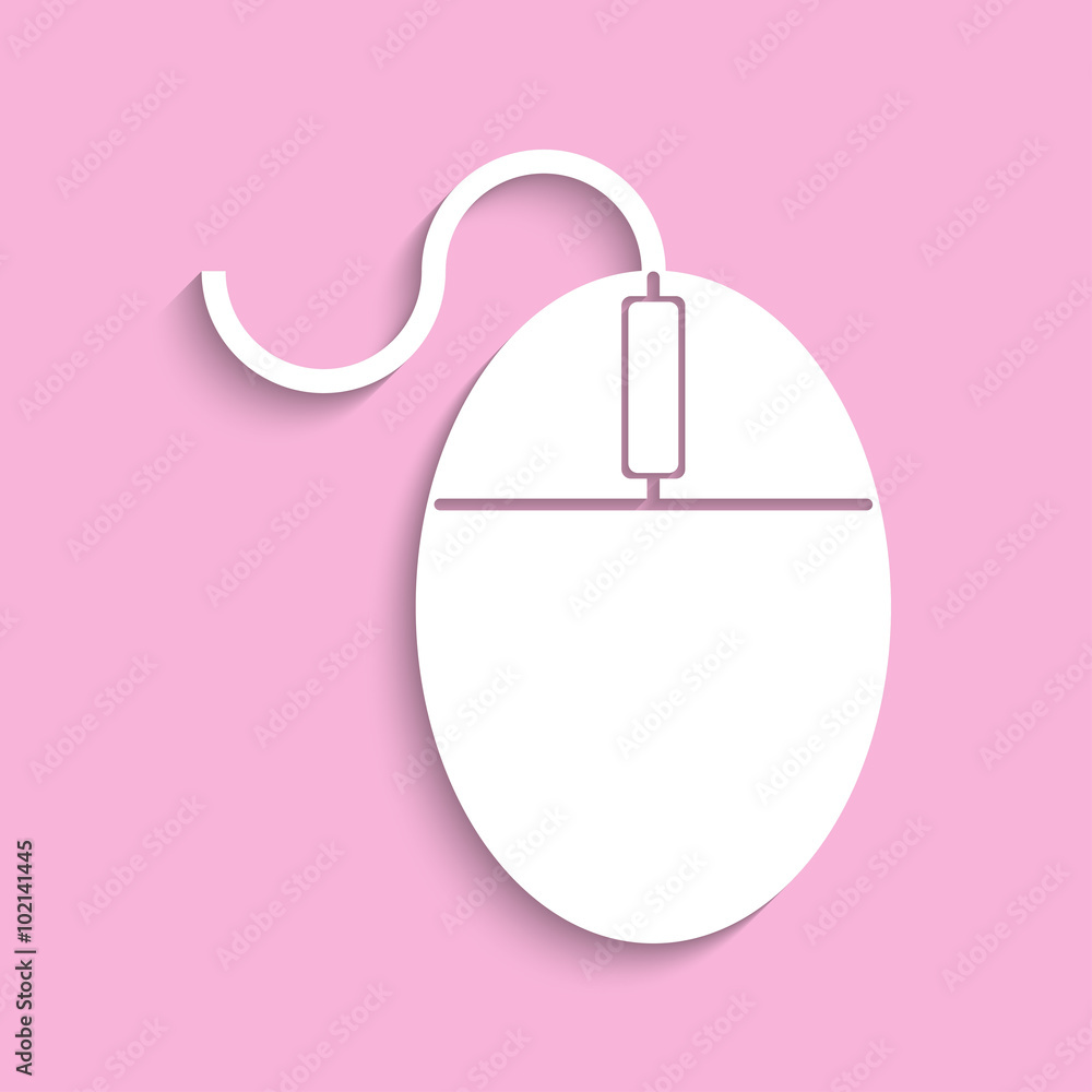 Computer mouse. Vector icon. Computer mouse. Vector icon.