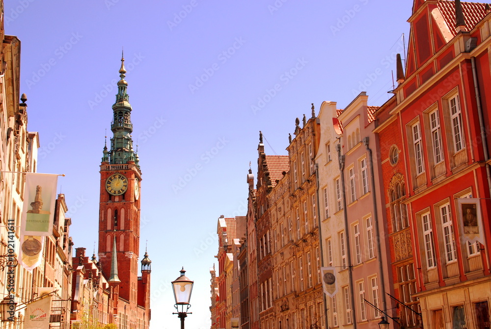 Fototapeta premium Danzig - Rathaus