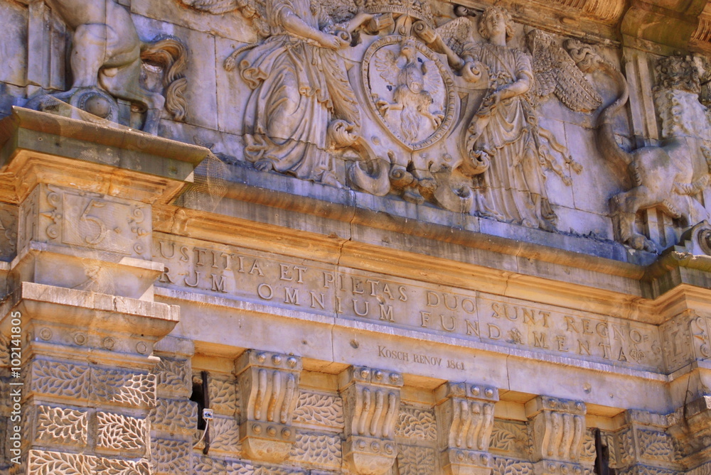 Fototapeta premium Danzig - Hohes Tor (Ostfassade)