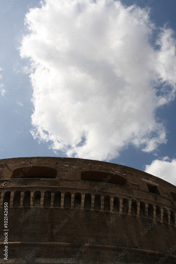 Rome,Italy,Castel Sant'Angelo,sky,cloud.