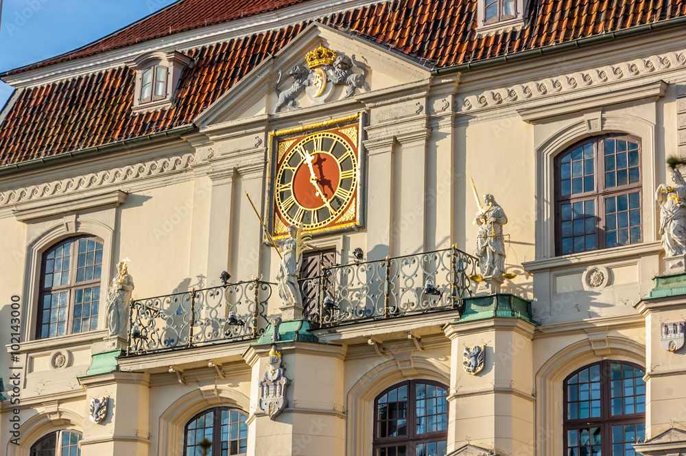 Fototapeta premium 5821 Lüneburg - Rathausbalkon