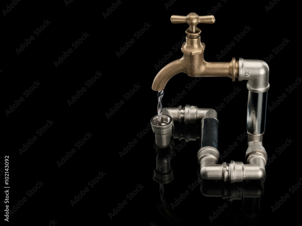 Allegory of consumption of water resources Allegory of consumption of water resources