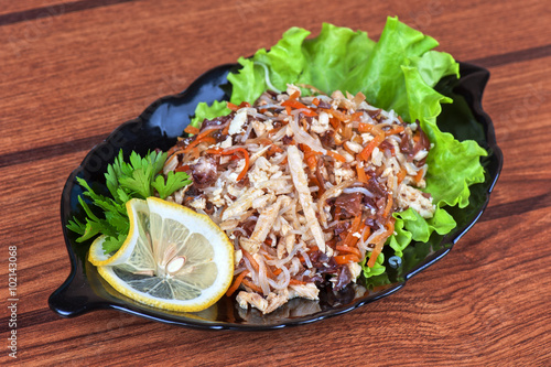 Fresh funchozy salad