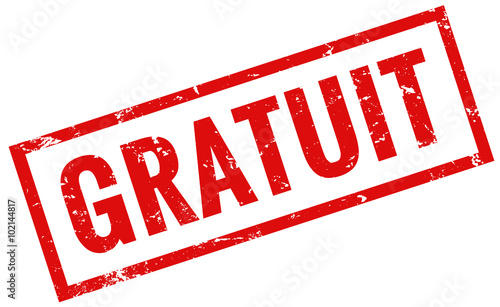 Gratuit timbre rouge vecteur libre
