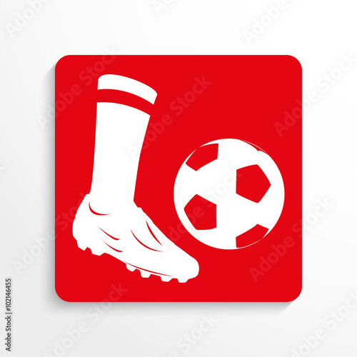 Sports symbol. Football. Vector icon.
