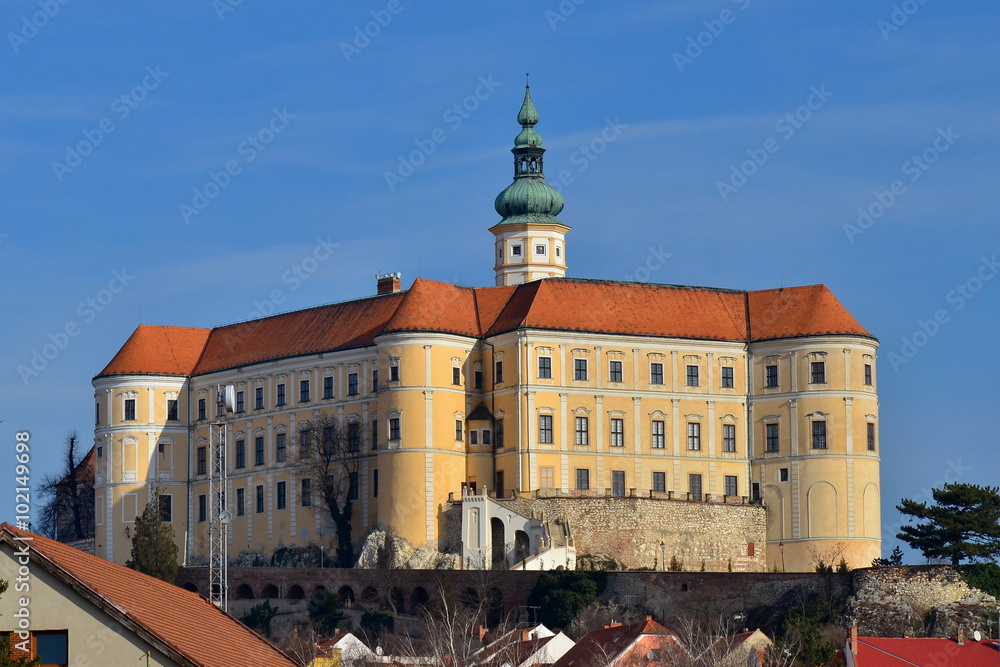 Obraz premium Mikulov castle,Czech republic