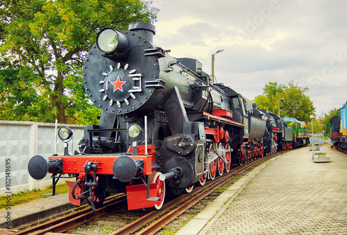 Vintage Steam Locomotive