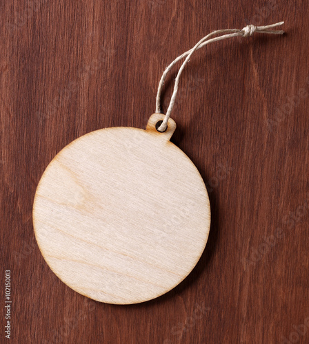 Wooden tag