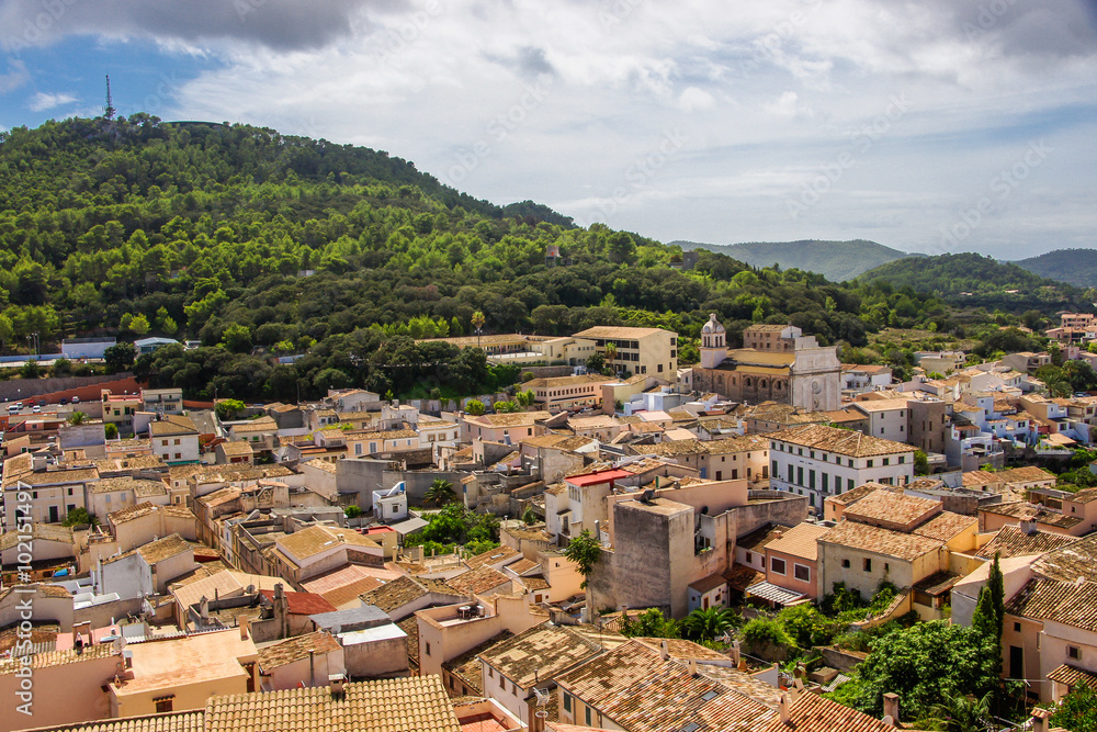 Blick auf Capdepera auf Mallorca