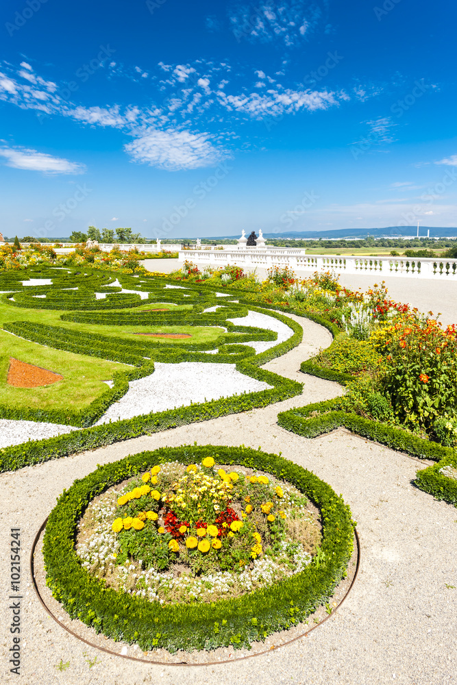 garden of Hof Palace, Lower Austria, Austria garden of Hof Palace, Lower Austria, Austria