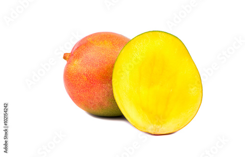 Fruit mango with half