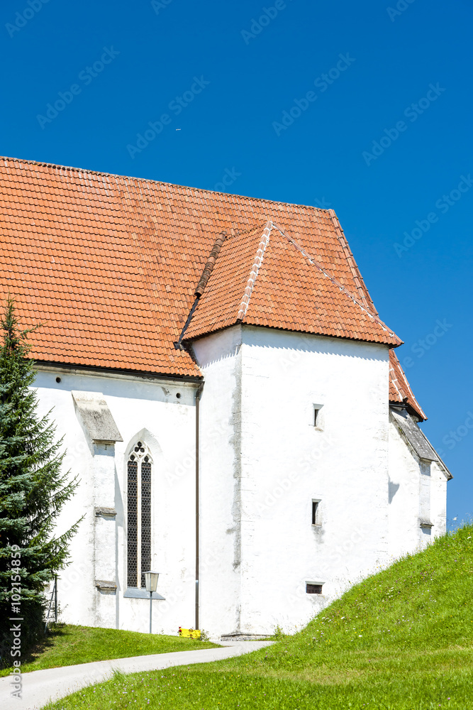 Andreaskirche near Warth, Lower Austria, Austria Andreaskirche near Warth, Lower Austria, Austria