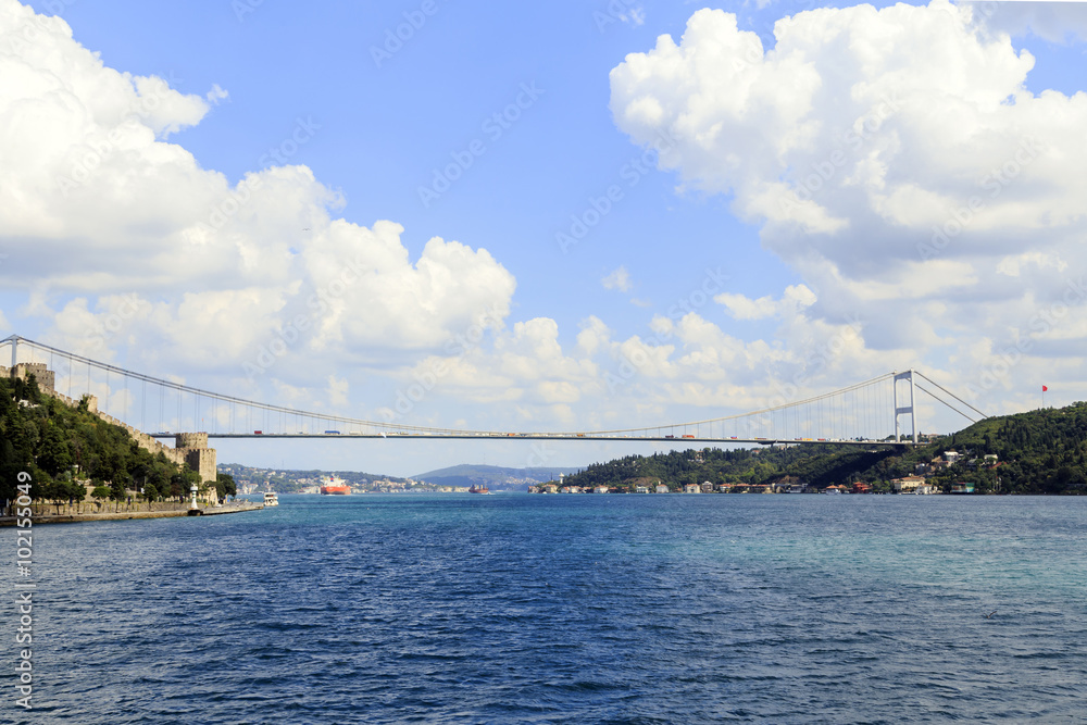 Bosphorus Bridge,Istanbul,Turkey.