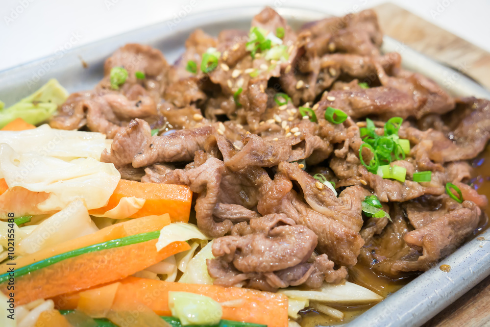 Japanese beef teriyaki grill Japanese beef teriyaki grill