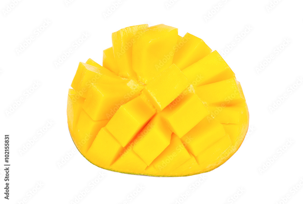 Sliced mango fruit Sliced mango fruit