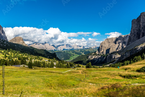 Dolomites Italy - Val Gardena - Passo Sella