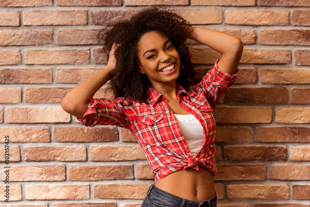 Beautiful Afro-American woman Beautiful Afro-American woman