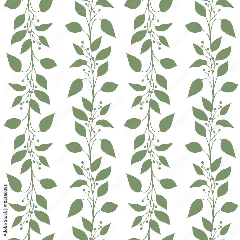 Seamless pattern branches and leaves of Camphor laurel. Floral background. Seamless pattern branches and leaves of Camphor laurel. Floral background.