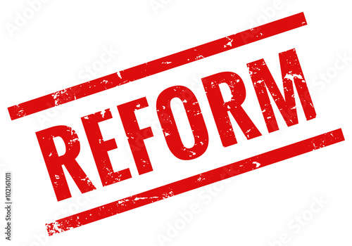 Reform Stempel rot