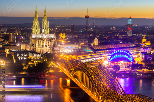 Cologne Cathedral aerial