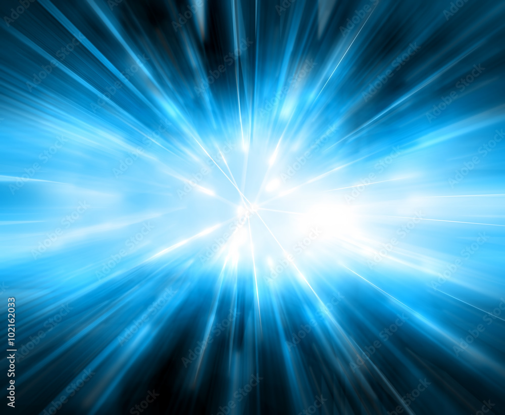 Fototapeta premium Abstract blue background