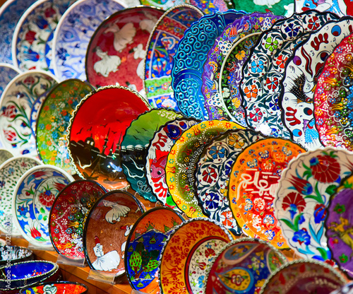 Canvas Print Turkish ceramics
