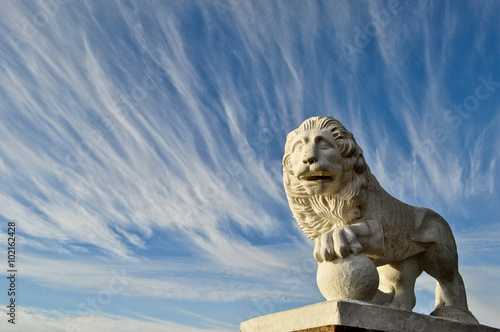 Lion at Elagin island