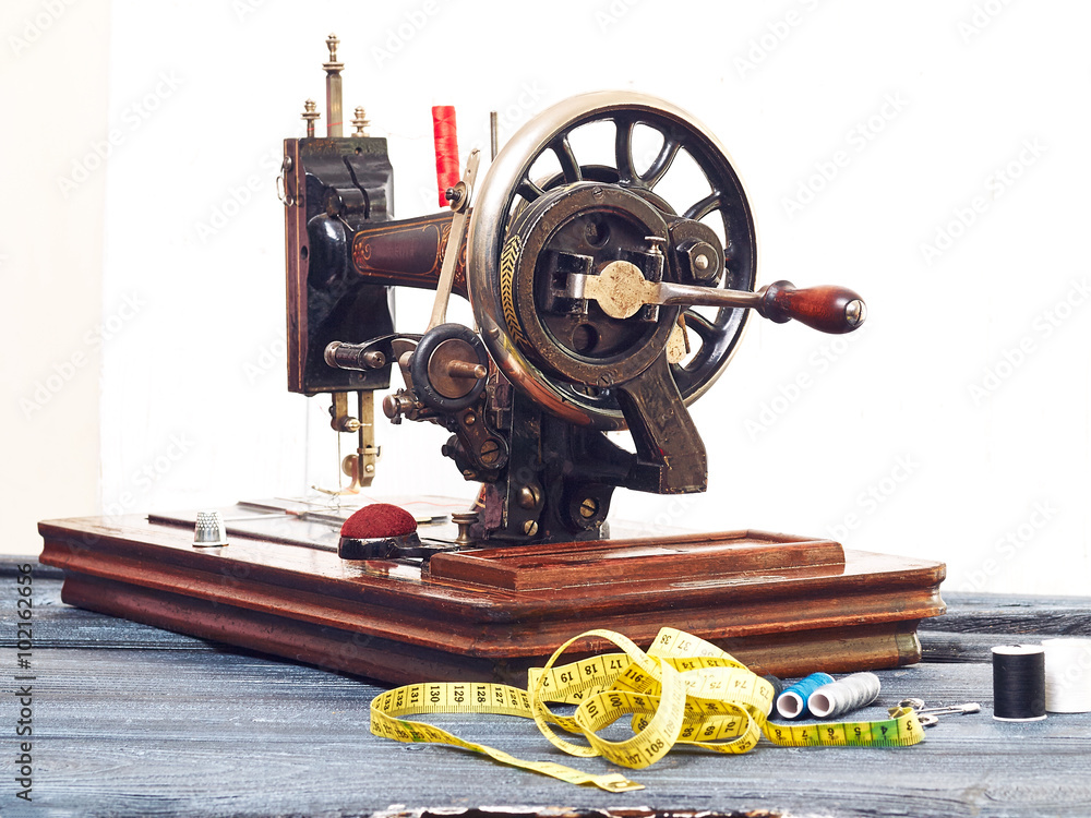 Fototapeta premium Retro Nähmaschine