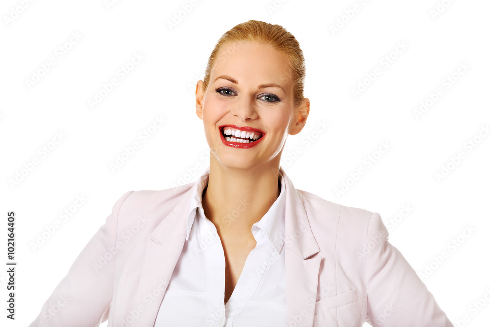 Young elegant beautiful smiling business woman Young elegant beautiful smiling business woman
