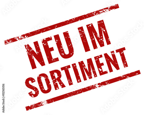 Neu im Sortiment Stempel rot