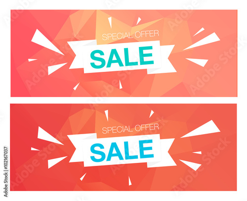 Super Sale Special Offer banner on red background